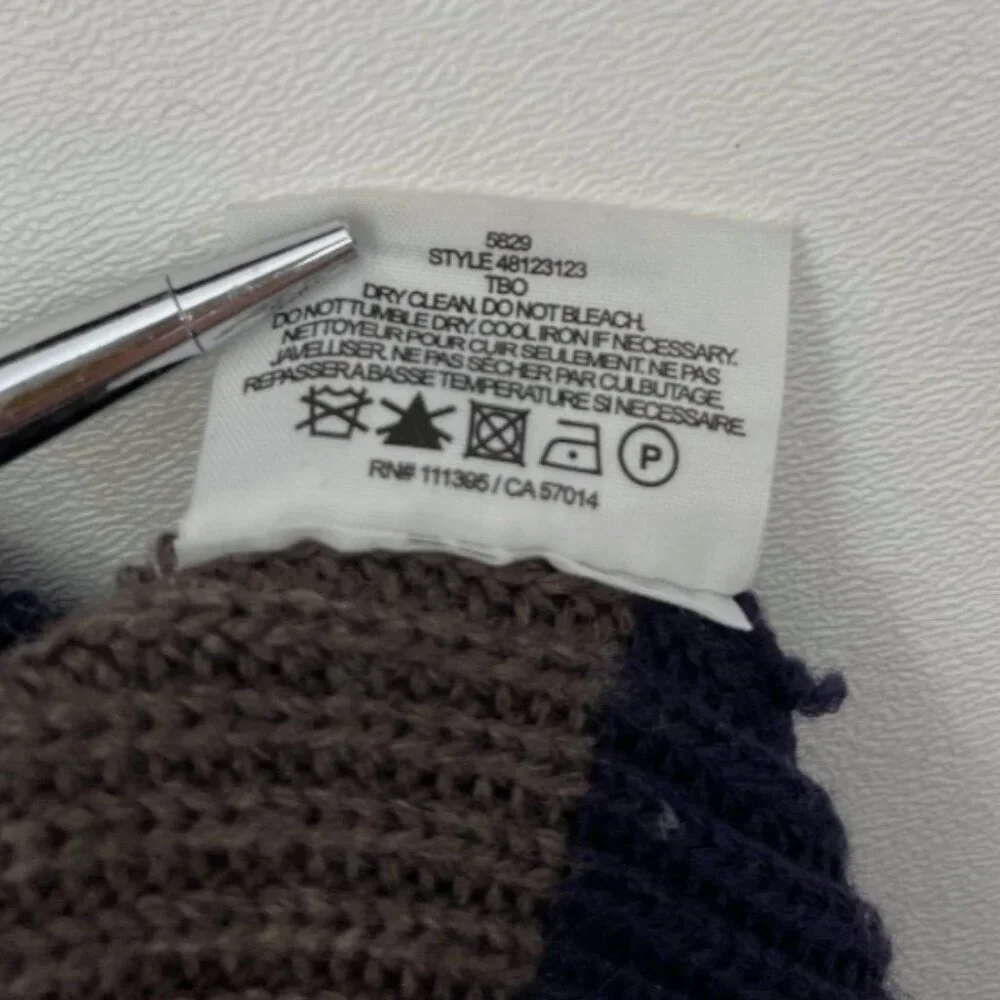 Tory Burch Striped 100% Wool Sweater - Picture 12 of 12